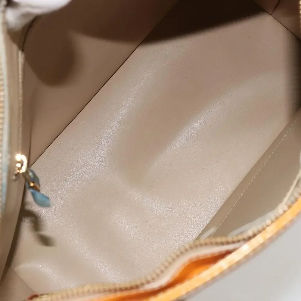 Louis Vuitton Monogram Vernis Houston Handbag Beige